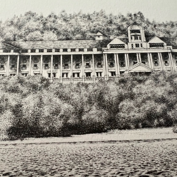 GRAND HOTEL MACKINAC ISLAND SIGNED/ NUMBERED PENCIL DRAWING- MCKELNER 1996 - Picture 3 of 10